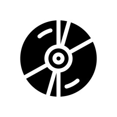 Fototapeta premium cd glyph icon