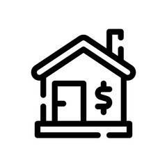 mortgage line icon