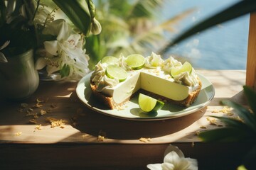 Key Lime Pie cake