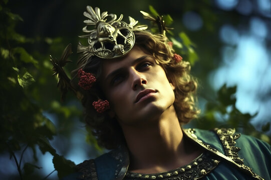 Ancient Greek mythology. Ancient Greek mythological god Apollo.