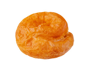 Puff pastry bun rolled up in the form of a snail