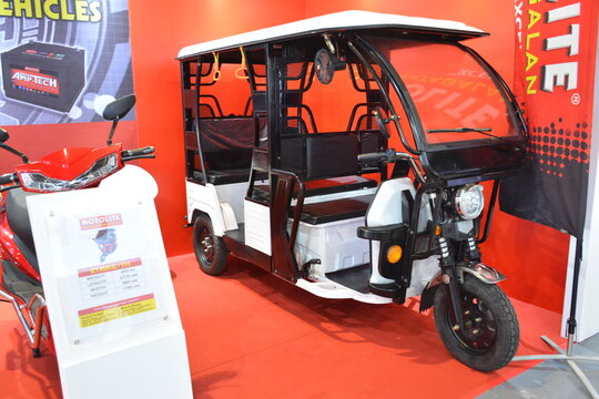E-trike yh at Philippine electric vehicle summit in Pasay, Philippines