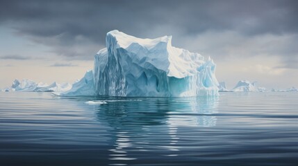 Iceberg in the sea