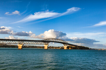 Auckland Harbour Bridge and Waitemata Harbour, New Zealand