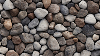 A pattern of rocks