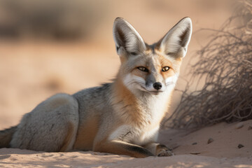 Red fox portrait - Generative AI