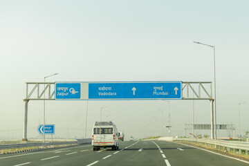 the Mumbai-Pune Expressway near Pune India. The Expressway is officially called the Yashvantrao Chavan Expressway.