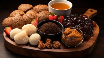 Valentines Day Theme Charcuterie Top Border, Background Image, Valentine Background Images, Hd