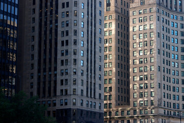 Architecture in the downtown of Chicago, USA