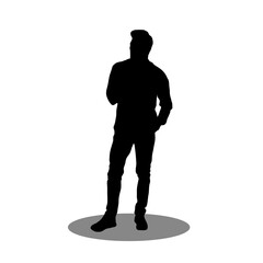 Men silhouette vector