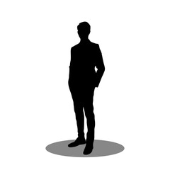 Men silhouette vector