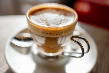 Awaken Your Senses: Close-Up of Coffee Elegance