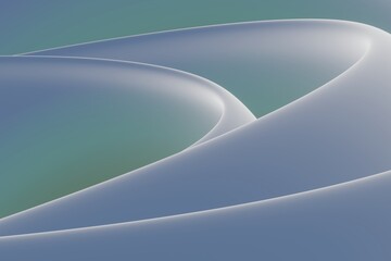 抽象的な心地よい曲線とグラデーション