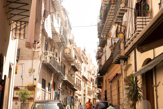  Street in Palermo, Italy