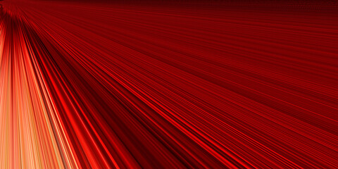 red and orange stripes high speed vanishing point