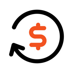 reimbursement line icon