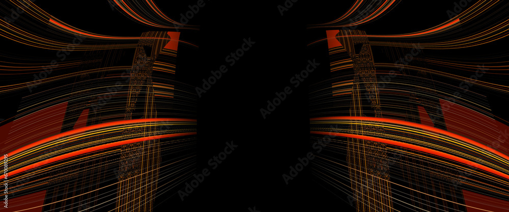 Poster red and black pattern template black background copy space