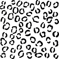 Leopard Print Pattern SVG Cut File for Cricut and Silhouette, EPS ,Vector, PNG , JPEG, Zip Folder