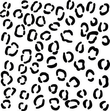 Leopard Print Pattern SVG Cut File for Cricut and Silhouette, EPS ,Vector, PNG , JPEG, Zip Folder