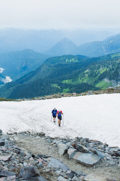 couple in the mountains