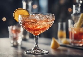 legant cocktail in glass