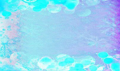 Light blue bokeh background for seasonal, holidays, event and celebration
