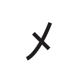 Obraz premium Japanese alphabet katakana icon flat style