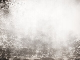 Dust and scratches design, white grunge abstract background, white with scattered black splotches and specks