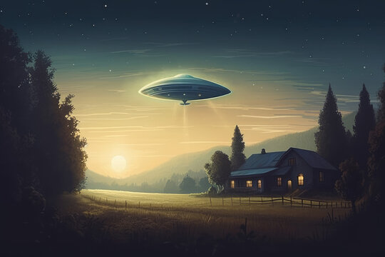 UFO in the night - Generative AI 