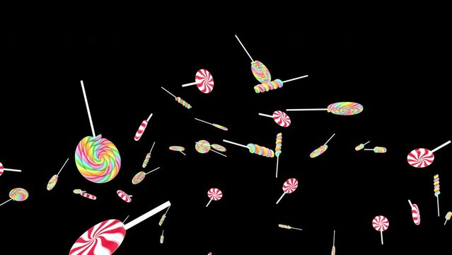 Candy Blast with Alpha Channel