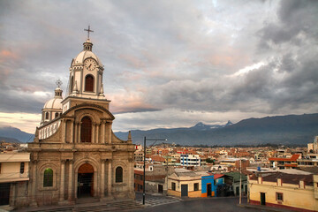 Reise durch Südamerika. Riobamba in Ecuador.