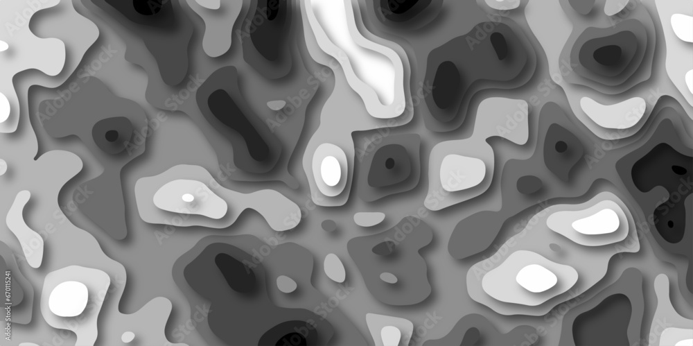 Poster trending modern abstract gray paper cut out background texture design. for web, wall paper, brochure