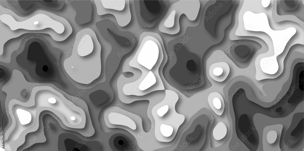 Aufkleber trending modern abstract gray paper cut out background texture design. for web, wall paper, brochure