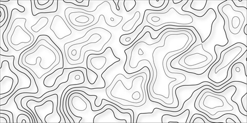 Gray wave paper curved reliefs abstract background, Abstract topographic contours mountain relief topographic map background. Business concept