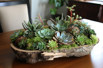 Succulent plants - Generative AI