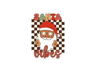 Christmas Groovy T-shirt Design