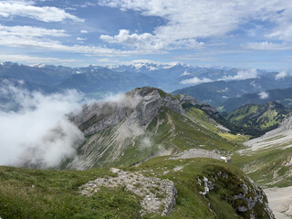 Swiss Alps in Lucerne from Mount Pilatus 2