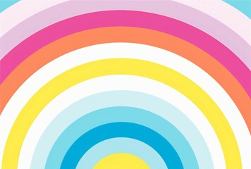 vibrant rainbow pattern on a clean white background