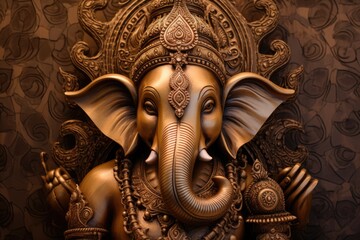 Statue of ganesha, most worshipped deities in the Hindu pantheon