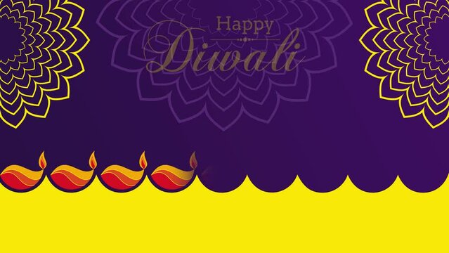 Animation made for celebrate Diwali - The Festival of Lights and Crackers