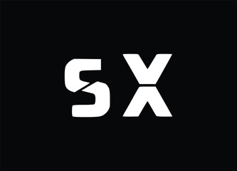 SX LETTER LOGO AND MONOGRAM LOGO