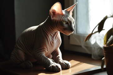 Sphynx cat - Generative AI