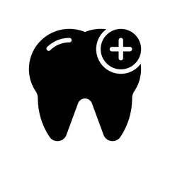 dental care glyph icon