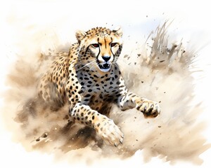 The Graceful Cheetah: Capturing the Speed and Elegance of Africa's Swift Predator