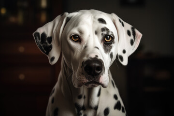 Portrait of a dalmatian - Generative AI
