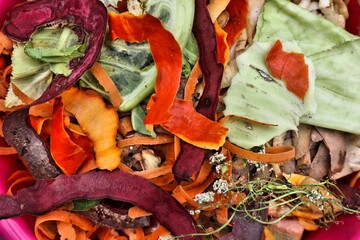 Organic waste for composting