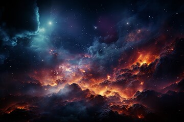 beautiful and mysterious outer space