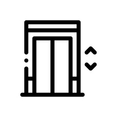 elevator line icon