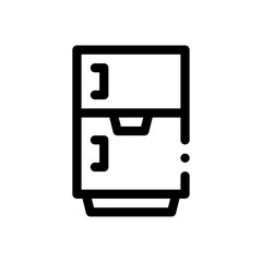 fridge line icon