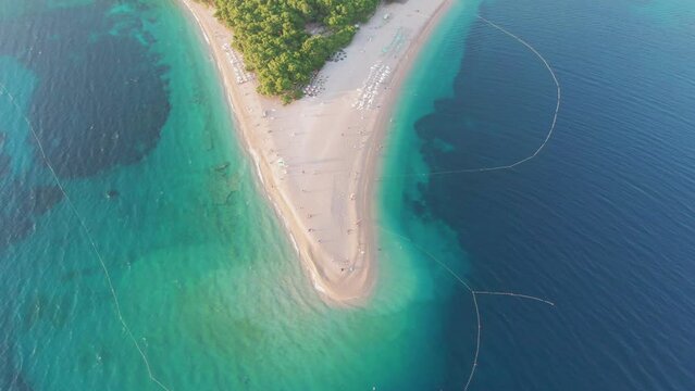 Zlatni Rat in Bol, Brac, Croatia